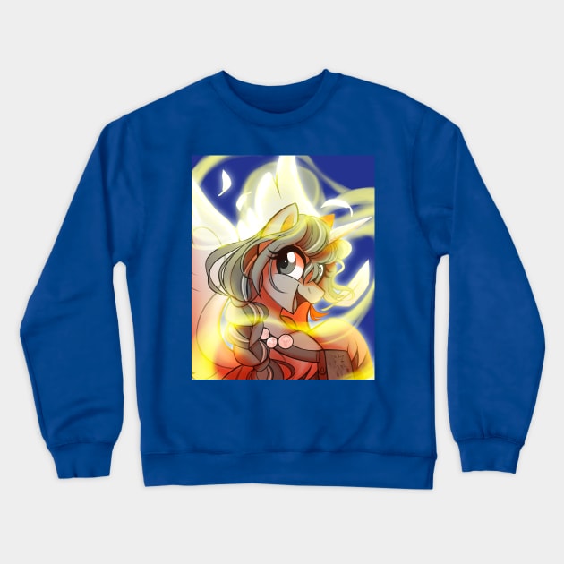 Rainbow Powered Sunny Starscout Crewneck Sweatshirt by Marie Oliver